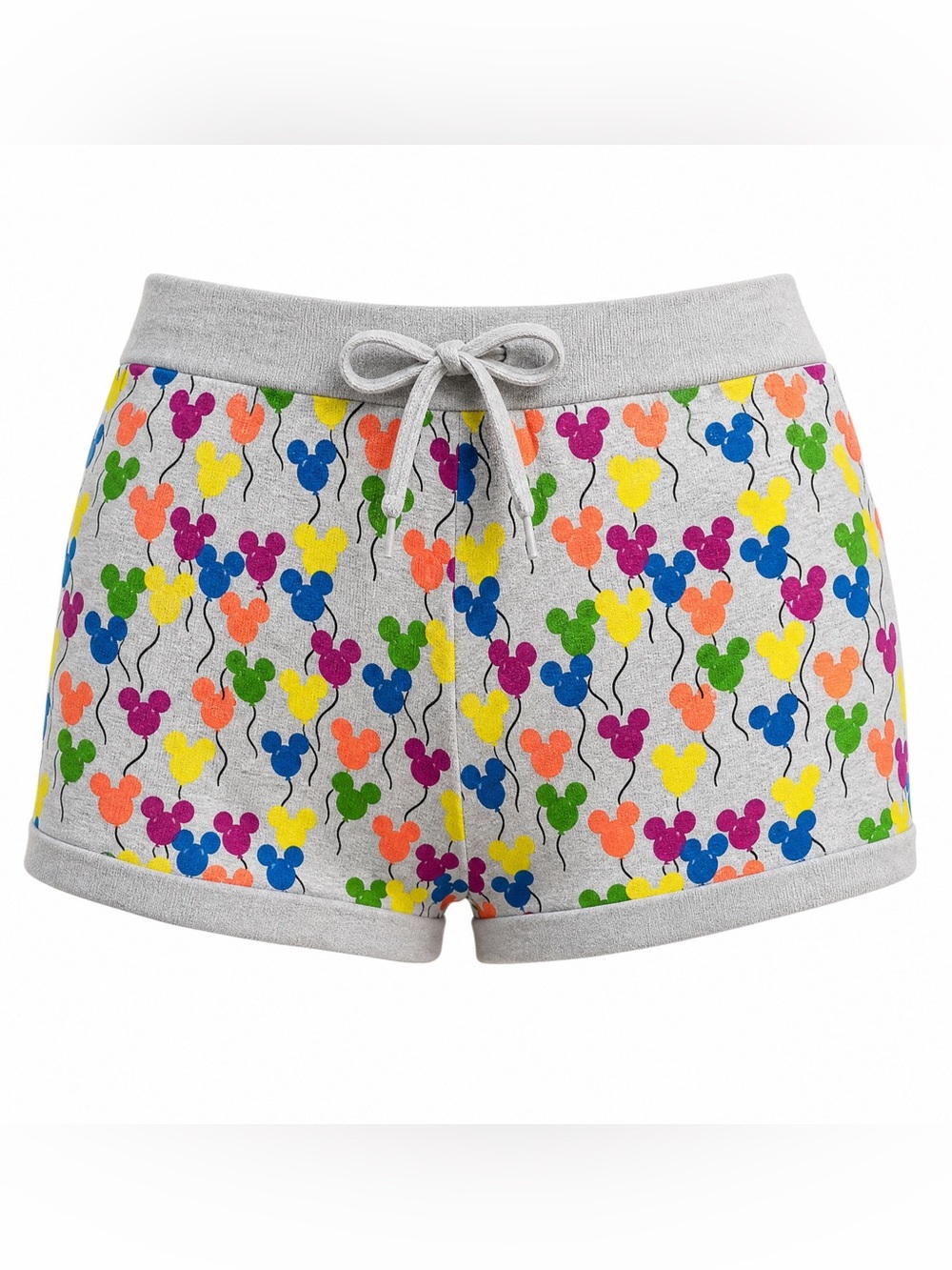 Walt Disney World Mickey Mouse Shorts Colorful Patterned Women's Size Large